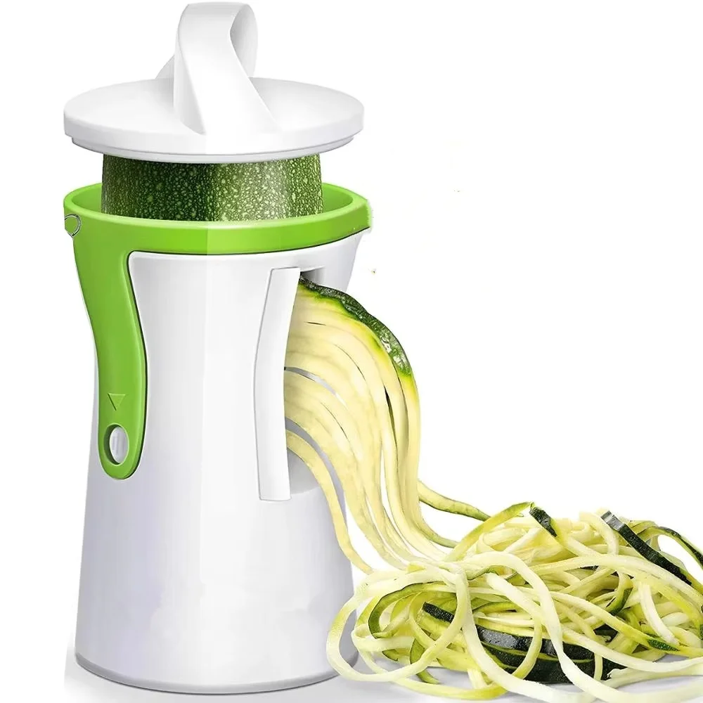 Heavy Duty Vegetable Spiralizer Slicer Cutter Zucchini Pasta Noodle Spaghetti Maker KC0335 Home Kitchen Gadget for Healthy Meals